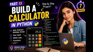Build a Python Calculator from Scratch Beginner Project Step by Step
