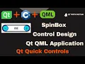 Qt QML Tutorial SpinBox Control Part - 2 Qt QML Application Qt QML Full Course