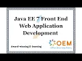 Java EE 7 Front-End Training Opleiding en Cursus voor Meesterlijke Webontwikkeling