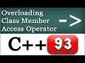 Overloading Arrow Operator Class Member Access Operator C Tutorial