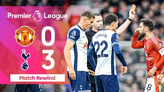 Van de Ven CRAZY Assist! ⚡️ Bruno RED 😮 | Manchester United v Spurs 2024/25