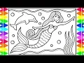 How to Draw a Mermaid Princess for Kids Mermaid Princess Drawing and Coloring Pages for Kids