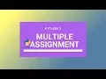 Python 3 Tutorial 2018 Multiple Assignment in Python