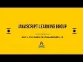 Basic JS Variables April 19 JS Study Group