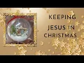 Keeping Jesus in Christmas - Button Nativity Ornament