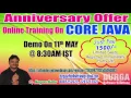 CORE JAVA Online Training by Mr Nagoor Babu Demo on 11th May 2017 8 30AM IST