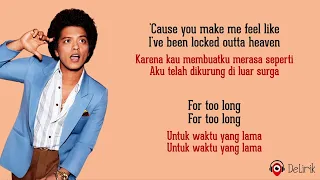 locked out of heaven bruno mars lirik lagu terjemahan 