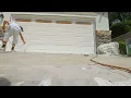 airless sprayer application on garage door We use dunnedwards aristoshield high quality paint