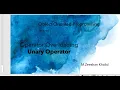 Unary Operators Overloading Operator Overloading in OOP OOP Lecture M Zeeshan Khalid Urdu