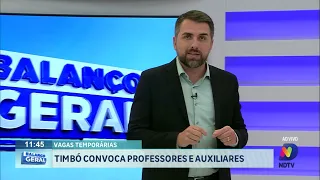 Timbó convoca professores e auxiliares