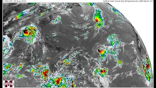 Download GOES-16 satellite animation of the 2021 Atlantic hurricane season MP3