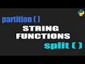 BUILT-IN STRING FUNCTIONS - PYTHON PROGRAMMING Part-3
