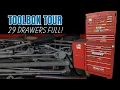 Vintage Snap-on Toolbox Tour - My biggest tool box haul ever