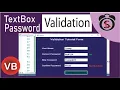 VB Net Password Validation In VB TextBox Validation In VB Net Windows Form Application