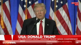 live donald trump addresses the american press at news conf