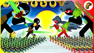 Stick Figure ⚔️ MEGA XIPHOS vs MEGA BOSS SICKLEBEAR — Who Wins? | Stick War Legacy | Animugen2048