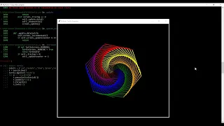 Turtle Python for Rainbow Spiral in Just 9 lines