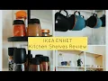 IKEA ENHET Kitchen Shelves Review - Minimalist Modular Kitchen