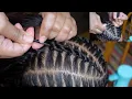 Up Close How to Do 2 Strand Stitch Braids Multiple Angle Hair Views
