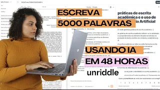 Como escrever um artigo científico de QUALIDADE em 48 horas usando IA