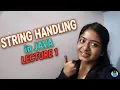 String Handling in Java Lecture 1 ICSE Class 10 Computer Applications 2026