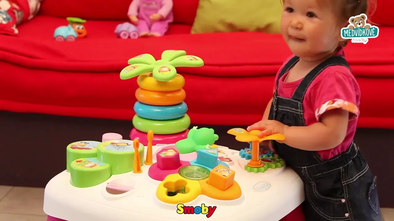 Interaktivní hudební stoly - Didaktický stolek Cotoons Smoby - 6