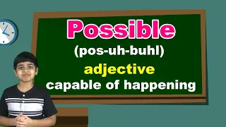 Synonyms for Words Possible