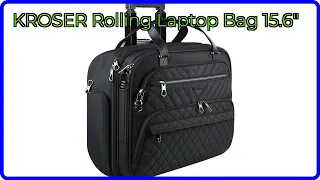 REVIEW 2026 KROSER Rolling Laptop Bag 15 6 ESSENTIAL details