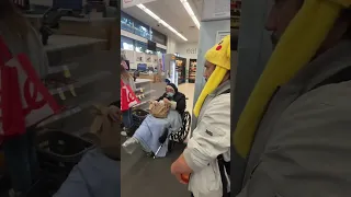 Lady in wheelchair conflict in Walgreens