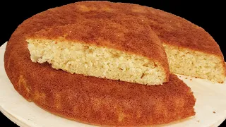 كيك سادة بدون فرن بالمقلاة بطريقة سهلة وبسيطة مع عالم الفت 