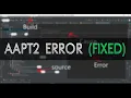 Exception com android tools aapt2 Aapt2Exception AAPT2 error FIXED