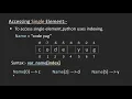 Python Tutorial in Hindi Indexing in Python String String in Python String indexing Slicing