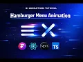 Hamburger Menu Animation in Next js with Framer Motion React TypeScript Tutorial