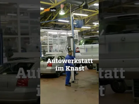 Autoschrauben im Gefängnis: Gefangene reparieren Autos #zdfinfo #autos #gefängnis