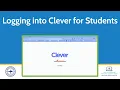WPS Logging into Clever for Students