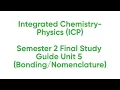 ICP Semester 2 Final Study Guide Unit 5