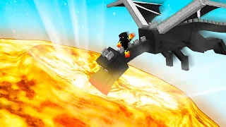 Ender Dragon contre Soleil Géant !