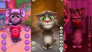 talking tom and talking 2026 vs talking tom cat. funny moments color reaction