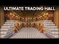 Minecraft Villager Trading Hall - 26 Villagers
