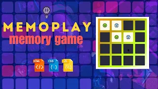 Memoplay Memory Game Using HTML CSS JavaScript Memory Game JavaScript
