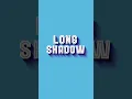 Long Shadow Effect in Photoshop 1 Minute Tutorial Photoshop Tutorial