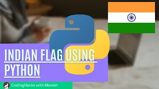 Creating Indian National Flag using Python Turtle