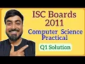 ISC Class 12 Computer Science Boards Practical 2011 Question 1 Solution - Print Number in Words