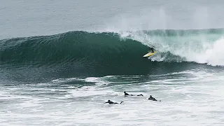 Swami s - Surfing the first big winter swell of