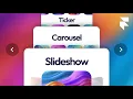 Lagu Master Carousels in Framer (Slideshow, Ticker \u0026 Carousel)