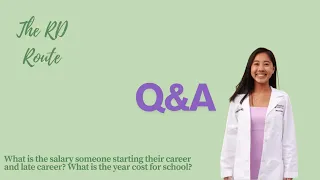 Q A RD Route What is the salary someone starting their career and late career