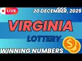 Virginia Day Lottery Results For - 20 Dec 2025