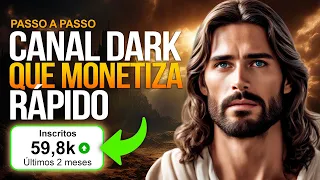 CANAL DARK MONETIZA RÁPIDO FEITO COM IA E SIMPLES DE EDITAR