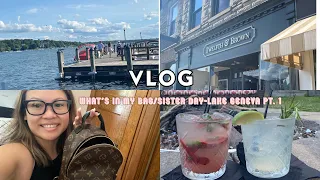 Download Vlog- What’s in my bag-@louisvuitton Mini Palm Spring/Sister Day-Lake Geneva Pt.1 MP3