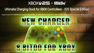 8 BitDo Xbox 25th Anniversary Wireless charger green